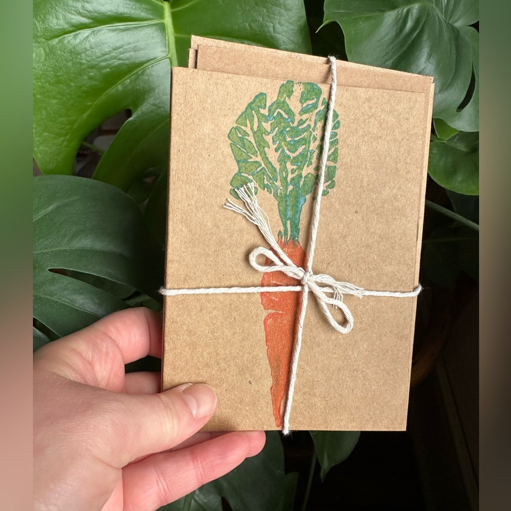 ✨5/$25 Hand Painted Vegetable Cards The Refugee Collective